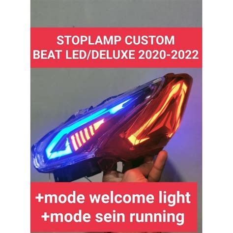 Jual Stoplamp Beat Deluxe Beat Street LED 2020 2022 PNP Shopee Indonesia