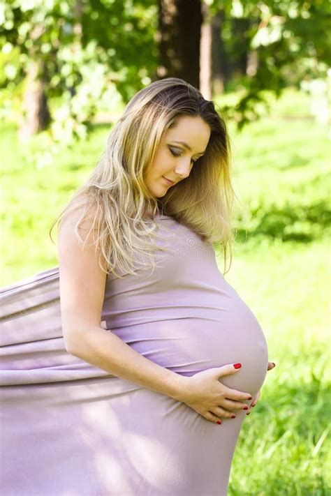 Pregnant Women Stock Image Image Of Grass Smile Life 28622505