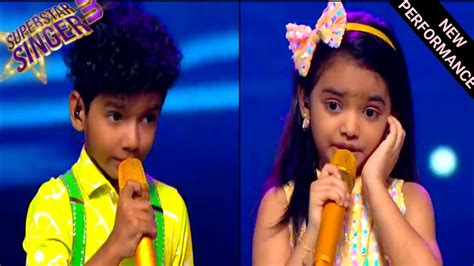 Avirbhav and Pihu क Full Performance New Episode Superstar Singer 3