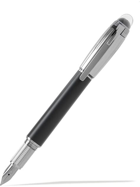 Buy Mont Blanc Starwalker Resin And Ruthenium Plated Fountain Pen