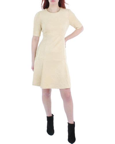 Calvin Klein Suede Dresses For Women Up To 74 Off Lyst