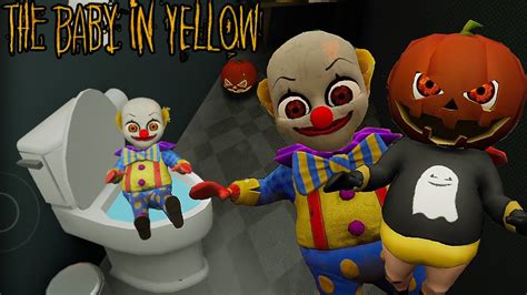 The Baby In Yellow Scary Helloween Update The Bad Clown Baby Youtube