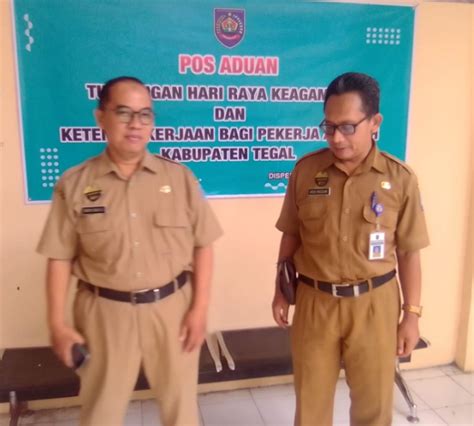 Disperintransnaker Kabupaten Tegal Buka Posko Pengaduan Thr