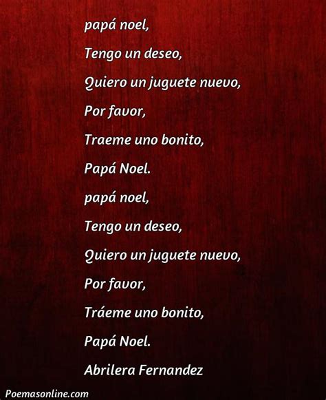 Cinco Mejores Poemas Para Papa Noel Cortos Poemas Online