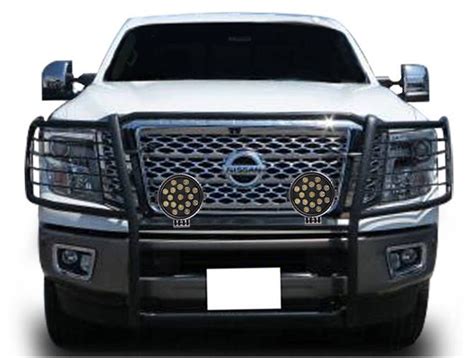 Black Horse Classic Black Grille Guard Kit 17nr28ma Plb Realtruck