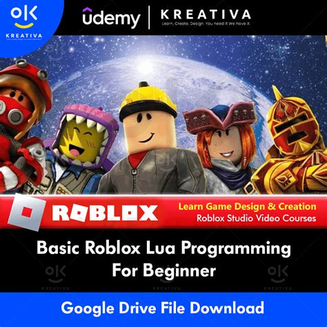 Learn Game Design Roblox Video Course Basic Roblox Lua