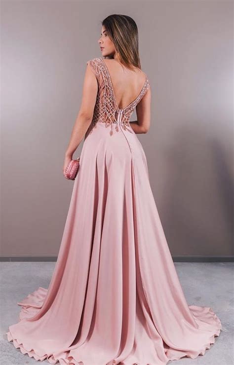 Vestido Rosa Para Madrinha De Casamento Vestidos Para Usar Em