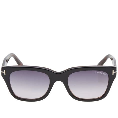 Tom Ford Ft0237 Snowdon Sunglasses Black And Gradient Smoke End It