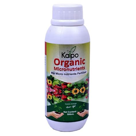 Liquid Bio Tech Grade Kaipo Organic Mix Micro Nutrients Fertilizer Bottle Packaging Size 500