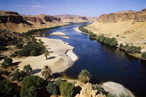 The Longest River in the World Stock Illustration - Illustration of ...