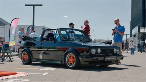 Видео с Autocult fest 2023 Volkswagen Golf Cabriolet Mk1 1 8 л 1991