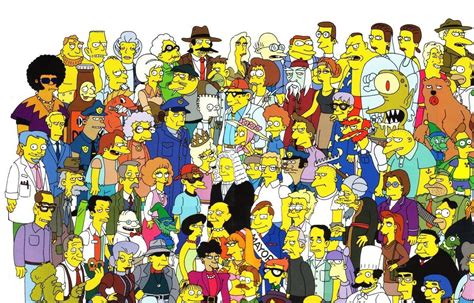 Simpsons Characters Wallpaper - WallpaperSafari