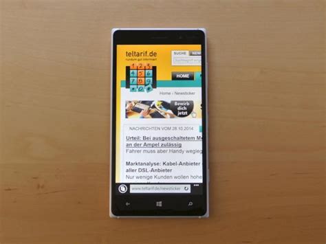 Lumia Das Fast Flaggschiff Im Test Teltarif De News