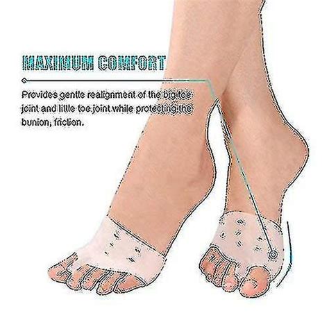 Pairs Bunion Corrector Toe Straightener Hammer Toe Separator Gel Day