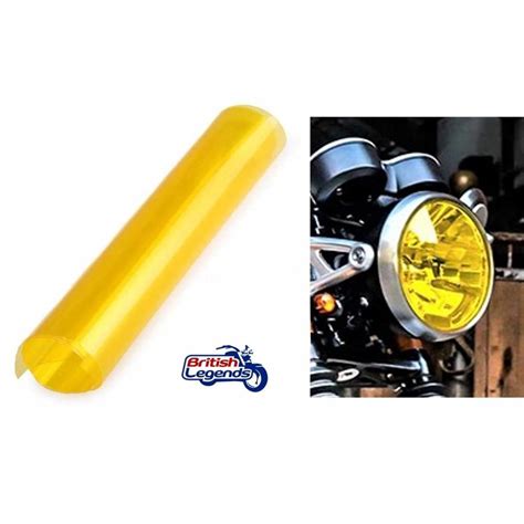 Yellow Headlight Film for Motorcycles headlights