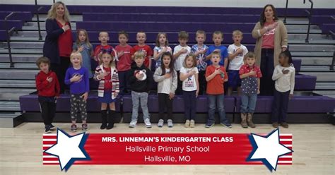 Hallsville Primary School - Mrs. Linneman's Kindergarten Class | Daily Pledge | komu.com