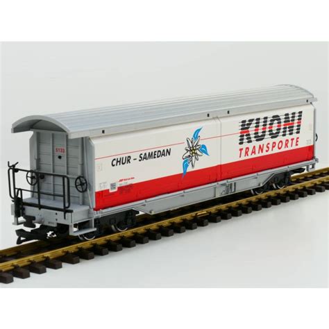 LGB 45570 RhB Schiebewandwagen KUONI Metallrader Grootspoor