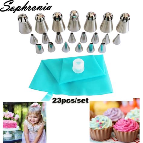 Sophronia Pcs Set Cake Nozzle Pastry Cake Icing Piping Nozzles Pastry