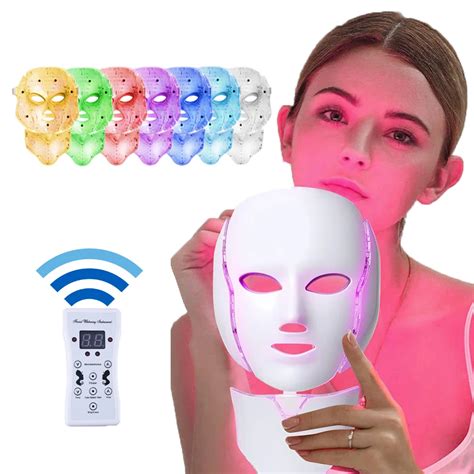 M Scara Facial Con Luz Led Para El Cuello Rejuvenecimiento De La Piel