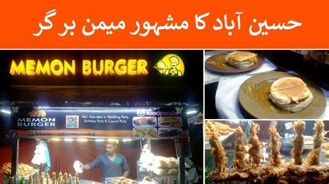 Chicken Stick Burger Memon Burger Hussainabad Karachi Food Street