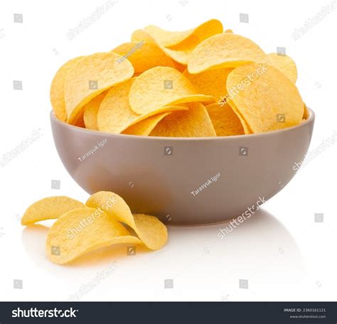 Fried Snack Chips Potato Over Royalty Free Licensable Stock