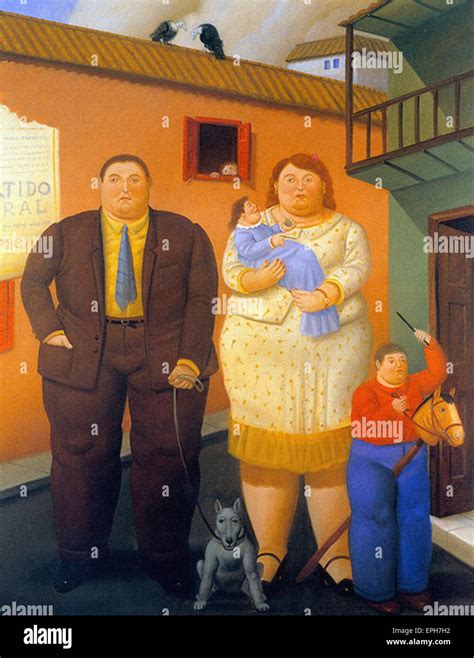 Fernando Botero Family Stock Photo - Alamy