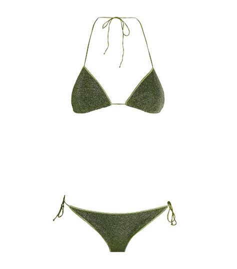 Womens Os Ree Green Lumi Re Bikini Harrods Uk