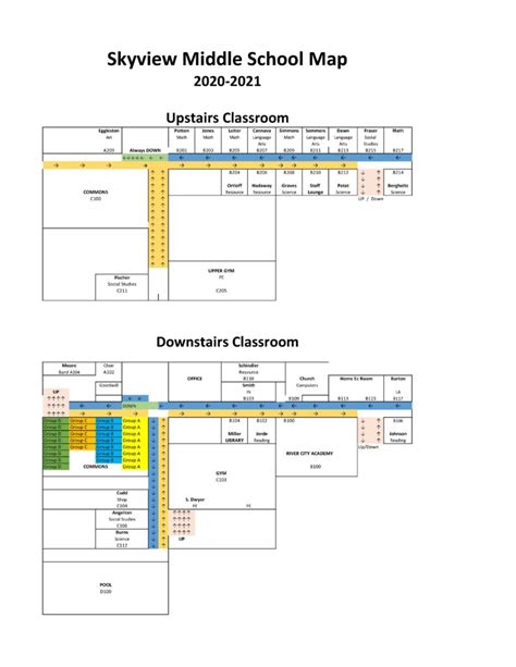 School Map Skyview Middle School