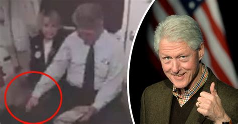 Revealed Unseen Footage Surfaces Showing Bill Clinton Touch Air Hostess S Leg On Camera