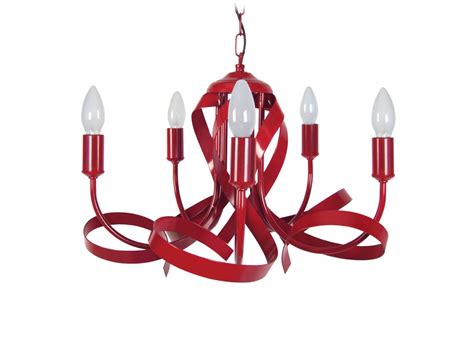 Lustre Tosel Monaco L Mpada Decorativa Bra O Carmim D X H Cm