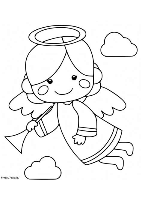 Angel Normal Coloring Page