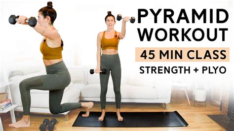 Strength Plyo Pyramid Workout Min Class Medium Weights Total