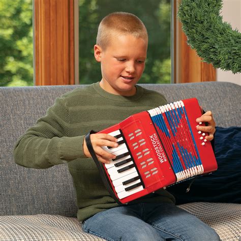 Woodstock Junior Accordion 17 Piano Keys 8 Bass Buttons Childrens