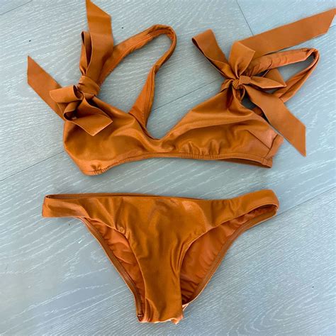 Zimmermann Burnt Orange Bikini Size 1 Gem