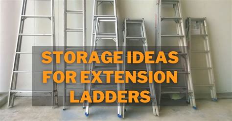 Storage Ideas for Extension Ladders | Ladder Centre