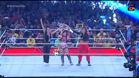 Iyo Sky Mitb Cash In Wins Womens Championship At Wwe Summerslam