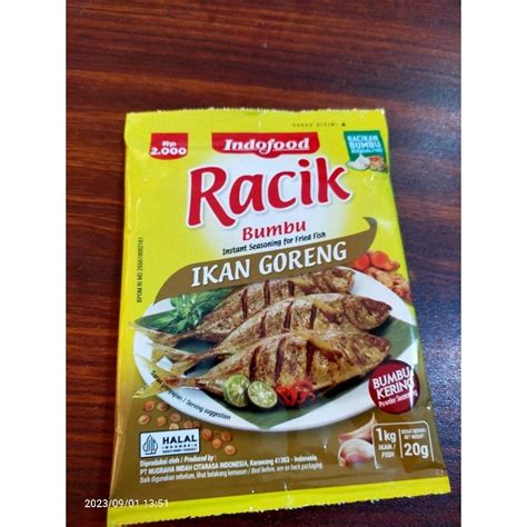 Jual INDOFOOD RACIK BUMBU IKAN GORENG 20 Gr Shopee Indonesia