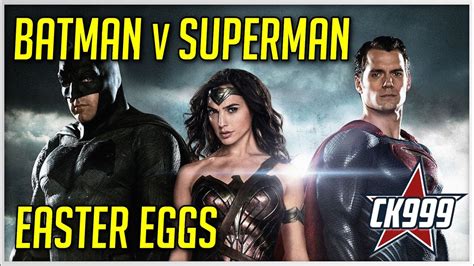 Batman V Superman Hidden Easter Eggs And Secrets Youtube