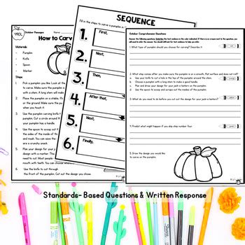 October Differentiated Reading Comprehension Lexile Passages Halloween