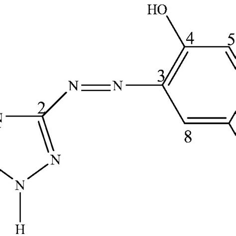 The structure of the azo‐compound | Download Scientific Diagram