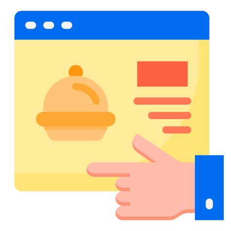 Online Order Srip Flat Icon