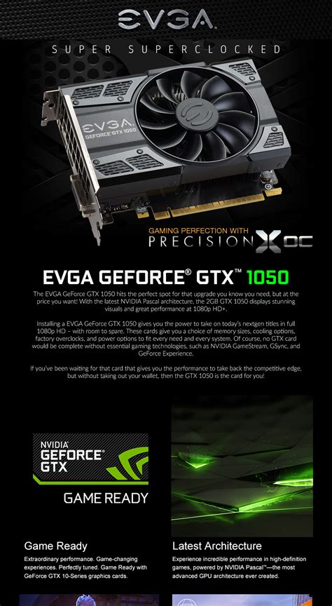 Buy Evga Geforce Gtx 1050 Sc Gaming 2gb [11e Gtx1050 6152] Pc Case Gear Australia