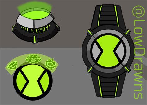 Omnitrix FanMade By LowDrawns On DeviantArt Ben 10 Ben 10