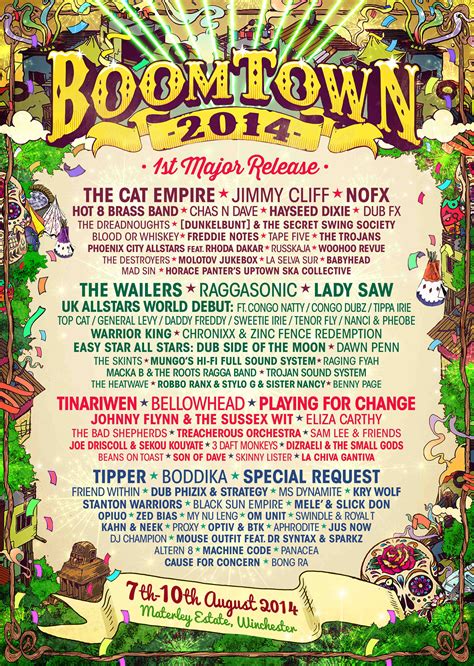 Boomtown lineup - Annabel Finch