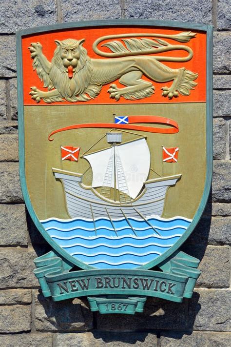 New Brunswick coat of Arms stock image. Image of politics - 23334191