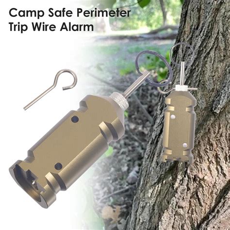 Paddsun Alarm Aluminum Alloy Camp Safe Gear Perimeter Trip Wire Alarm