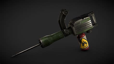 Jackhammer D Model By Shedmon C D Sketchfab