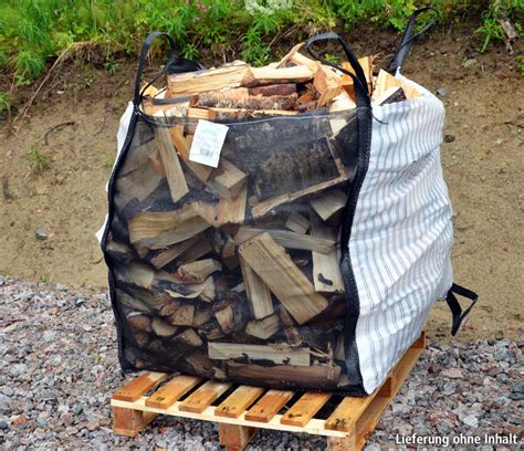 Nordforest Big Bag für Brennholz Holzspalter Gartengeräte Garten