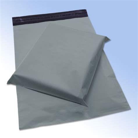 Economy Grey Mailing Bags Strong Parcel Postage Plastic Post Poly Self