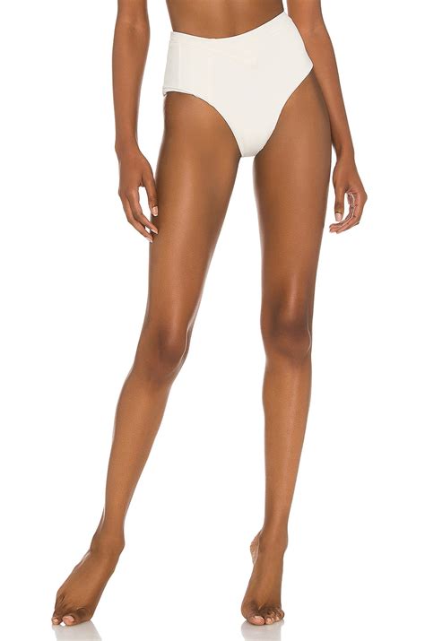 Revel Rey Hunter Bikini Bottom In Cream Snake Texture Revolve